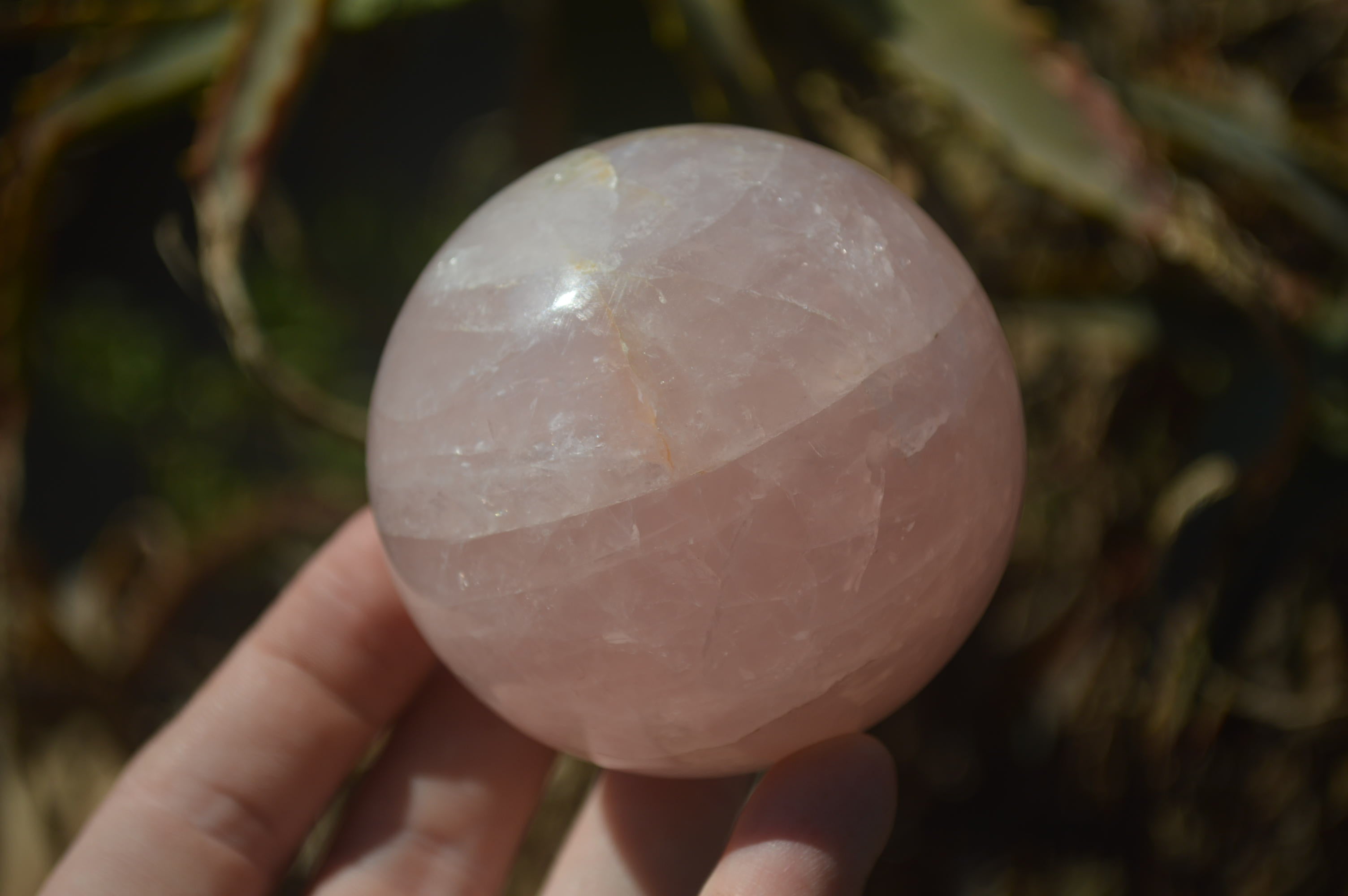 Polished Pink Rose Quartz Spheres x 4 From Ambatondrazaka, Madagascar - Toprock Gemstones and Minerals 