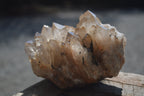 Natural Smokey Quartz Clusters x 4 From Luena, Congo - Toprock Gemstones and Minerals 