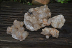 Natural Smokey Quartz Clusters x 4 From Luena, Congo - Toprock Gemstones and Minerals 