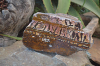 Polished On One Side Nguni Jasper Specimen x 1 From Prieska, South Africa - Toprock Gemstones and Minerals 