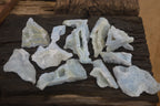 Natural Etched Blue Chalcedony Specimens x 12 From Nsanje, Malawi - Toprock Gemstones and Minerals 
