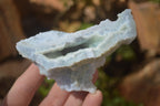 Natural Etched Blue Chalcedony Specimens x 12 From Nsanje, Malawi - Toprock Gemstones and Minerals 