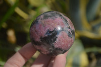 Polished Rhodonite Sphere-Balls x 4 From Ambindavato, Madagascar - Toprock Gemstones and Minerals 