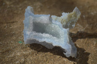 Natural Etched Blue Chalcedony Specimens x 12 From Nsanje, Malawi - Toprock Gemstones and Minerals 