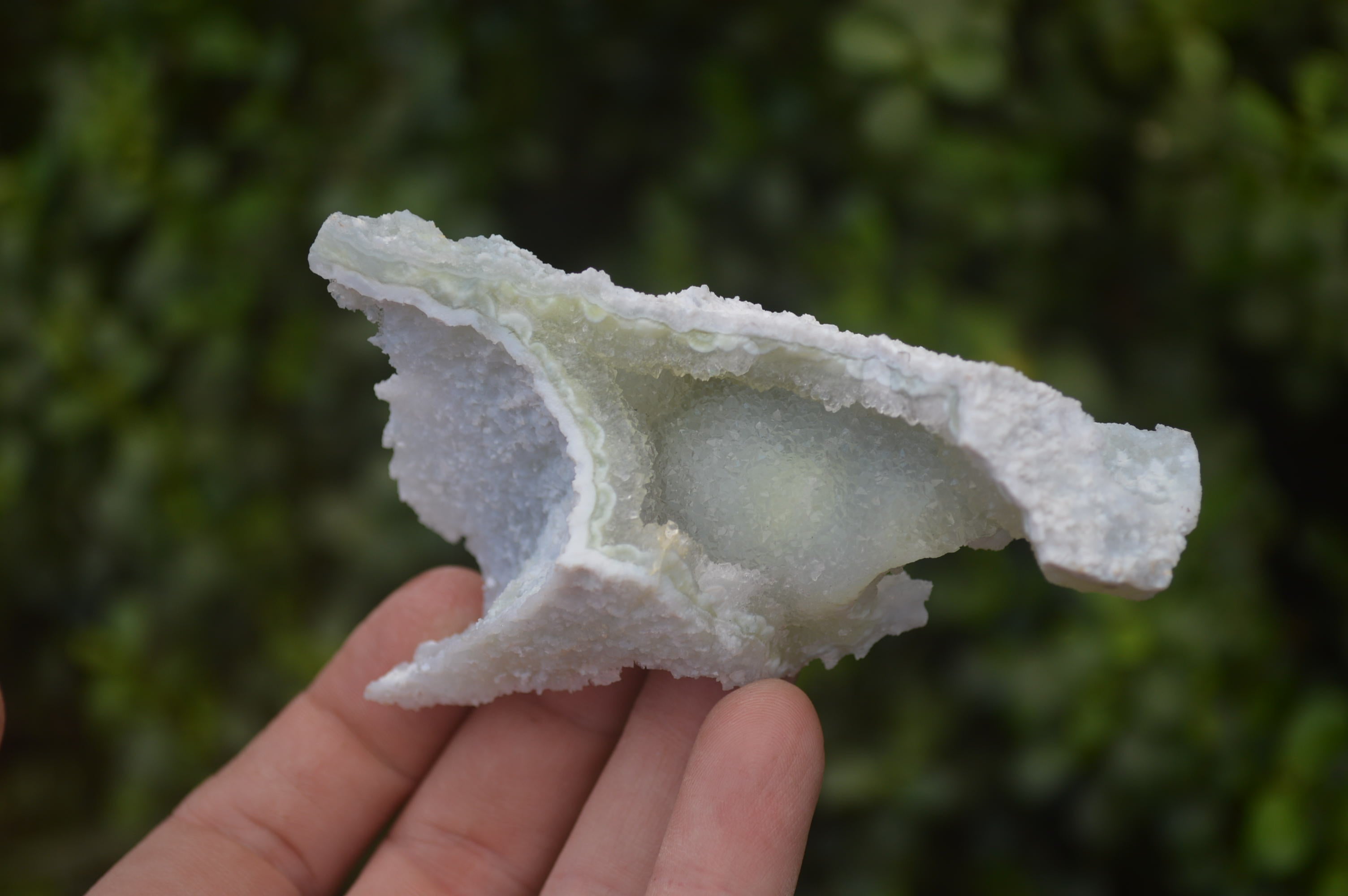 Natural Etched Blue Chalcedony Specimens x 12 From Nsanje, Malawi - Toprock Gemstones and Minerals 