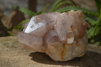 Polished Hematoid Quartz Clusters x 2 From Karoi, Zimbabwe