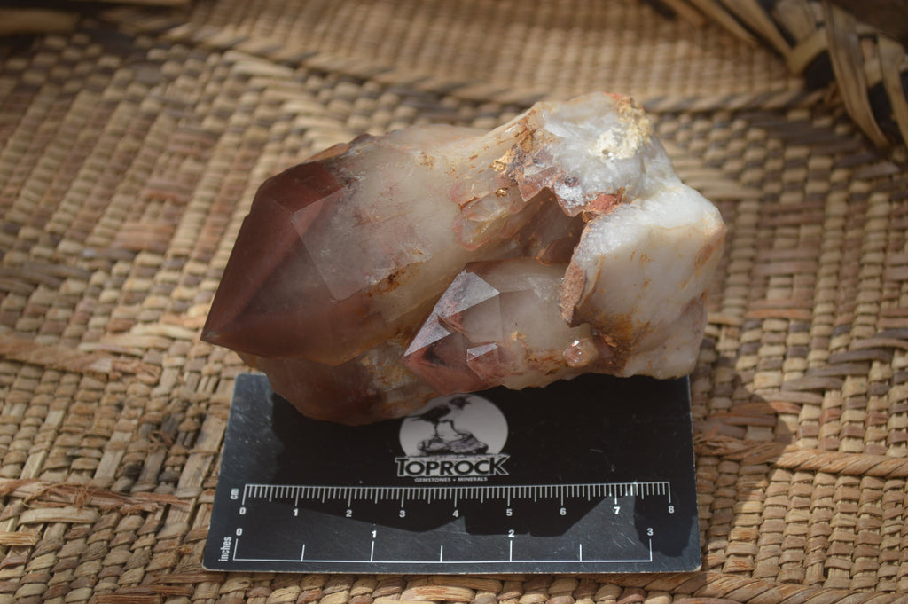 Polished Hematoid Quartz Clusters x 2 From Karoi, Zimbabwe - Toprock Gemstones and Minerals 