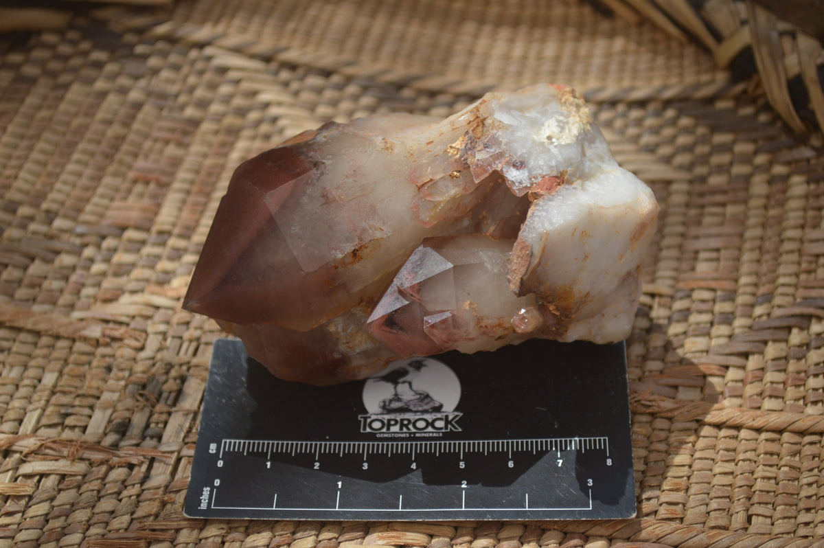 Polished Hematoid Quartz Clusters x 2 From Karoi, Zimbabwe - Toprock Gemstones and Minerals 