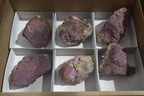 Natural Metallic Purpurite Cobbed Specimens x 6 From Erongo, Namibia - Toprock Gemstones and Minerals 