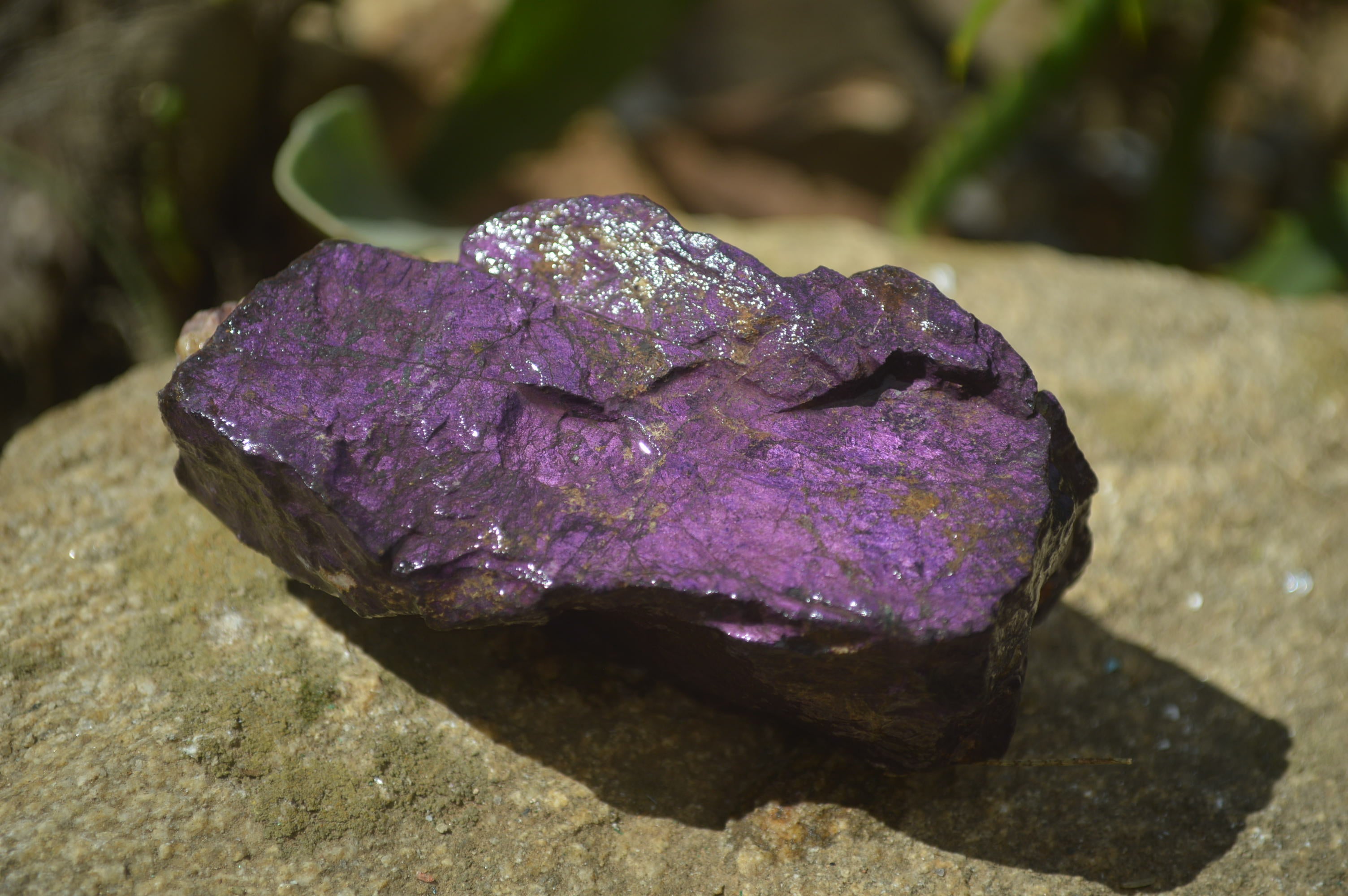 Natural Metallic Purpurite Cobbed Specimens x 6 From Erongo, Namibia - Toprock Gemstones and Minerals 