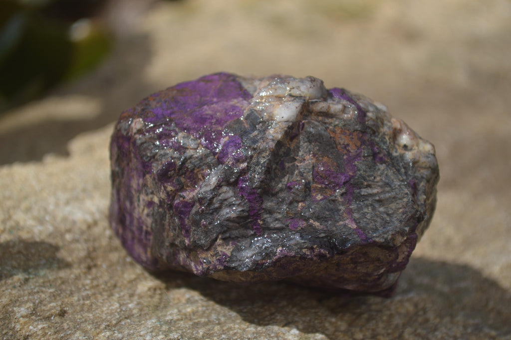 Natural Metallic Purpurite Cobbed Specimens x 6 From Erongo, Namibia - Toprock Gemstones and Minerals 