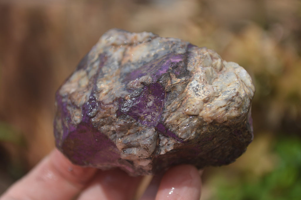 Natural Metallic Purpurite Cobbed Specimens x 6 From Erongo, Namibia - Toprock Gemstones and Minerals 