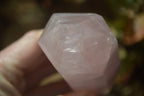 Polished Double Terminated Rose Quartz Crystals x 4 From Madagascar - Toprock Gemstones and Minerals 