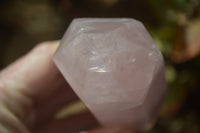 Polished Double Terminated Rose Quartz Crystals x 4 From Madagascar - Toprock Gemstones and Minerals 