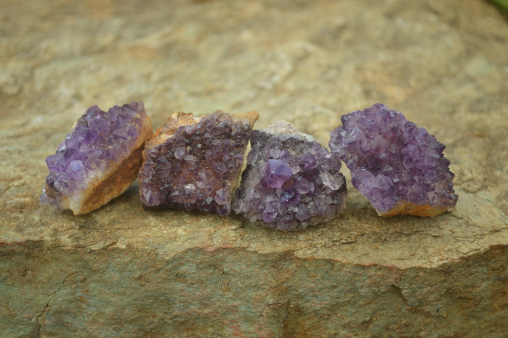Natural Amethystos Amethyst Specimens x 35 From Kwaggafontein, South Africa - Toprock Gemstones and Minerals 