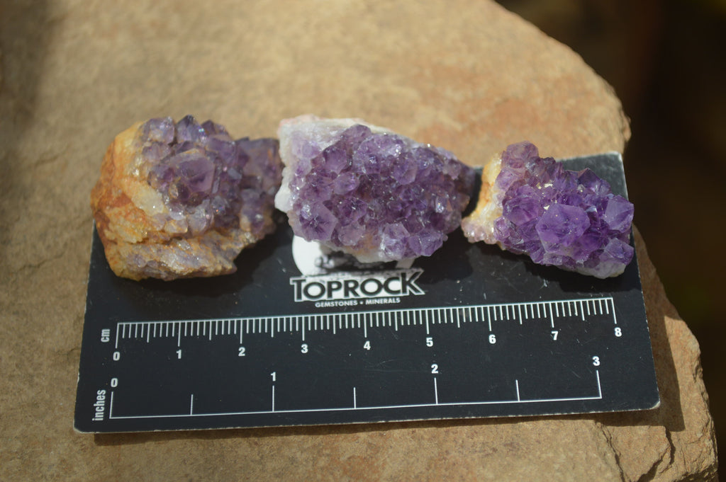 Natural Amethystos Amethyst Specimens x 35 From Kwaggafontein, South Africa - Toprock Gemstones and Minerals 