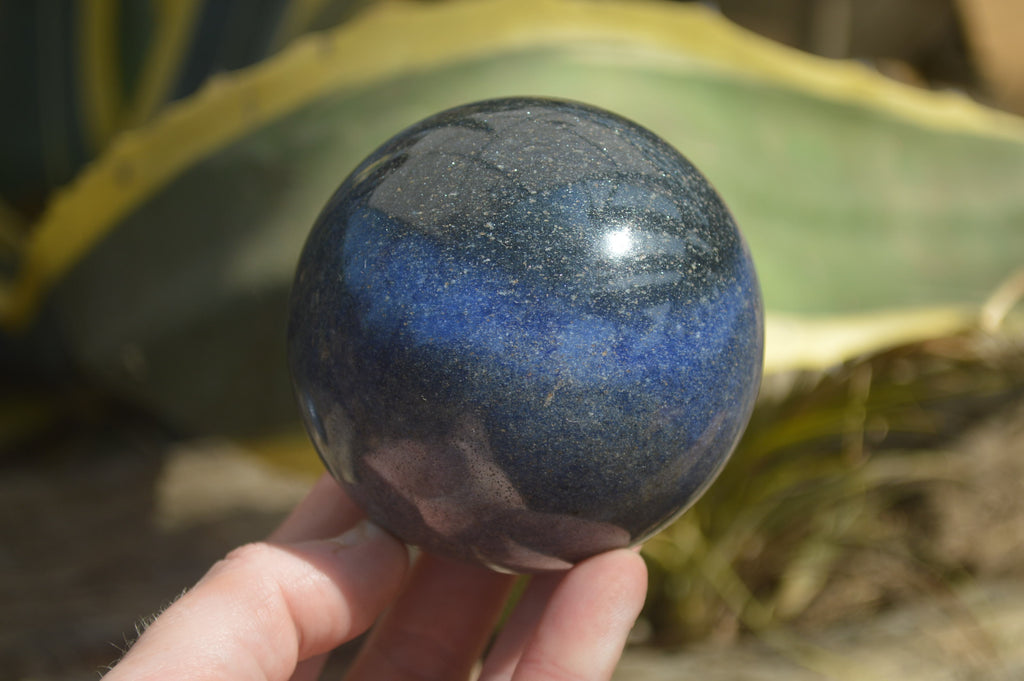 Polished Lazulite Spheres x 2 From Madagascar - Toprock Gemstones and Minerals 