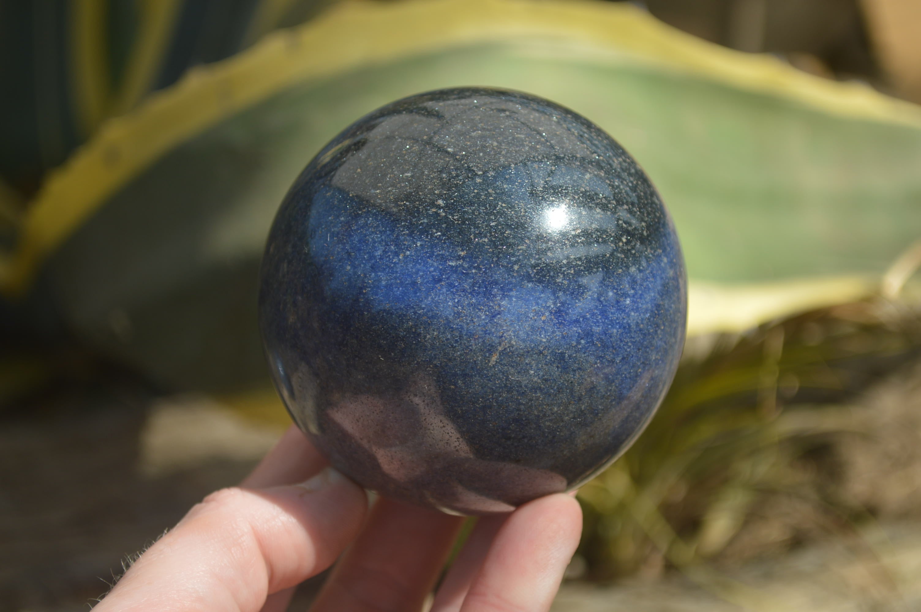 Polished Lazulite Spheres x 2 From Madagascar - Toprock Gemstones and Minerals 