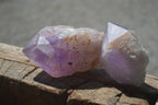 Polished Jacaranda Amethyst Crystals x 3 From Mumbwa, Zambia - Toprock Gemstones and Minerals 