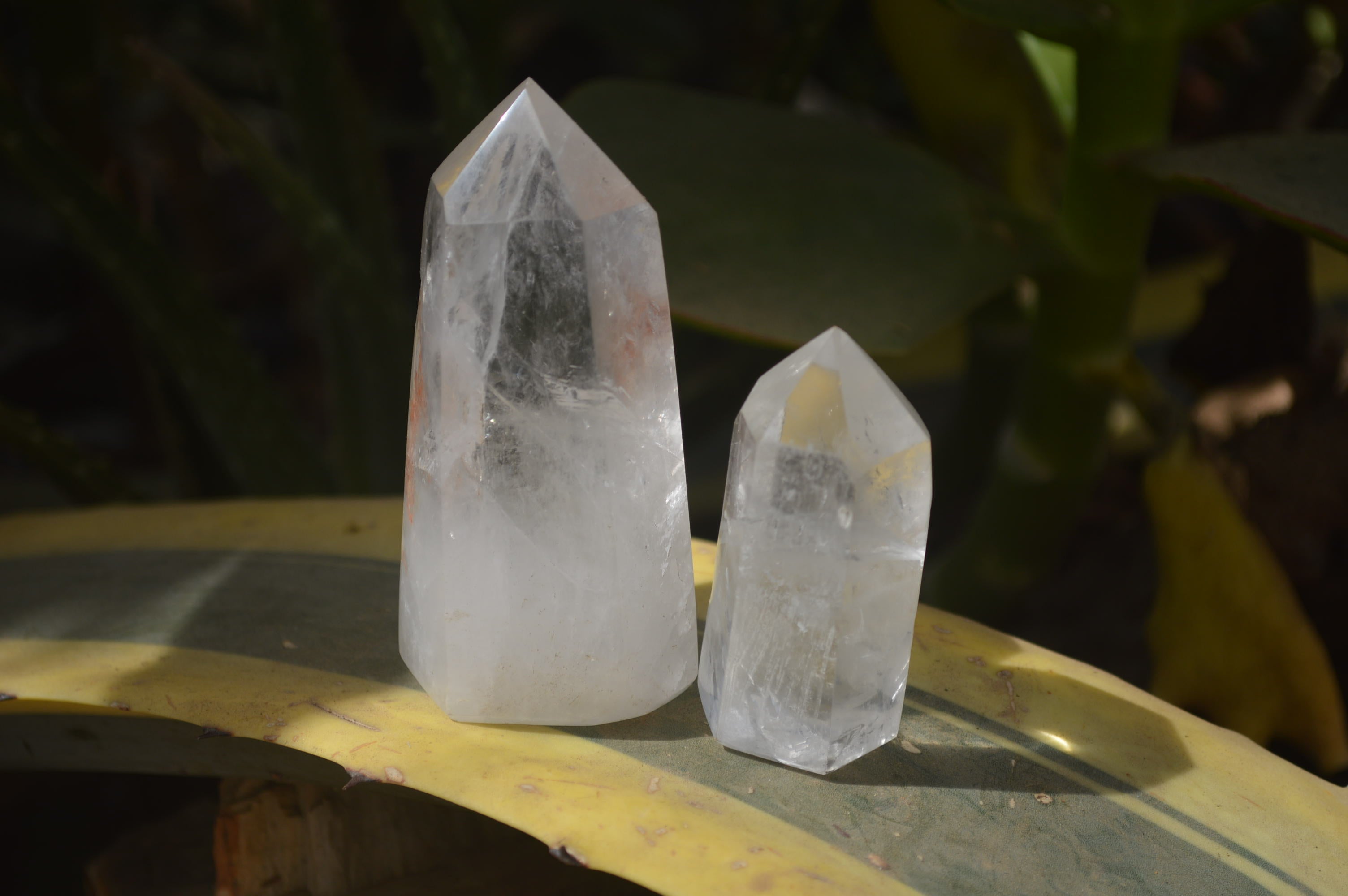 Polished Clear Quartz Points x 4 From Madagascar - Toprock Gemstones and Minerals 
