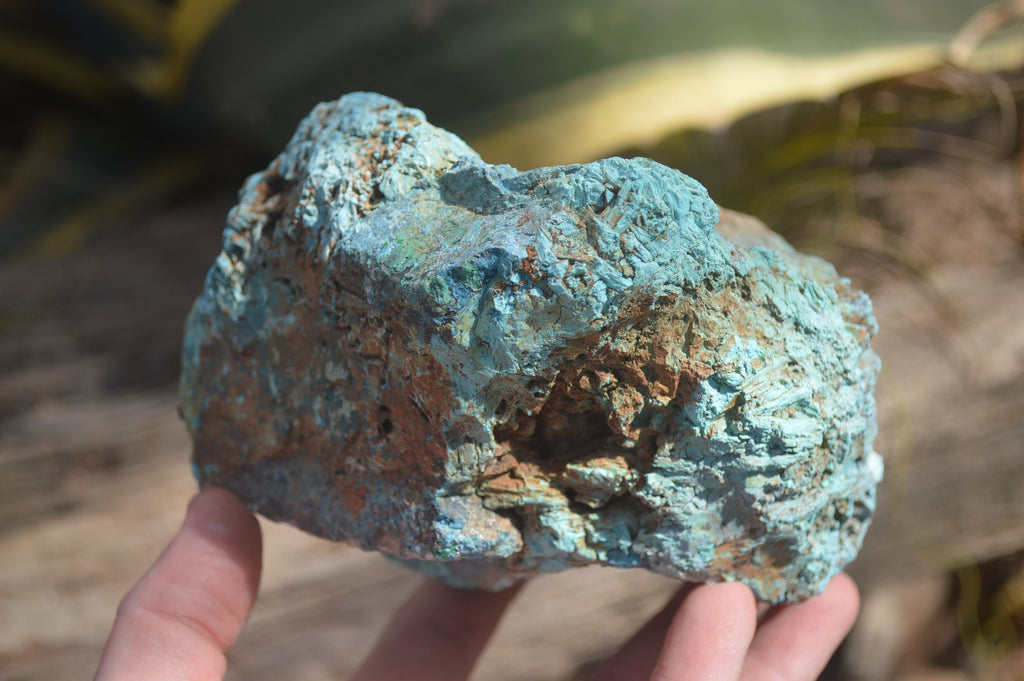 Natural Shattuckite Specimens x 4 From Kaokoveld, Namibia - Toprock Gemstones and Minerals 