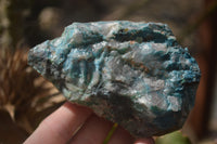 Natural Shattuckite Specimens x 4 From Kaokoveld, Namibia - Toprock Gemstones and Minerals 