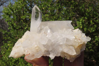 Natural Clear Quartz Clusters x 4 From Ambatofinandrahana, Madagascar - Toprock Gemstones and Minerals 