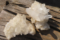 Natural Clear Quartz Clusters x 4 From Ambatofinandrahana, Madagascar - Toprock Gemstones and Minerals 