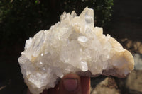 Natural Clear Quartz Clusters x 4 From Ambatofinandrahana, Madagascar - Toprock Gemstones and Minerals 