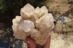 Natural Smokey Quartz Clusters x 2 From Luena, Congo - Toprock Gemstones and Minerals 