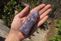 Polished Lepidolite Points x 6 From Madagascar - Toprock Gemstones and Minerals 