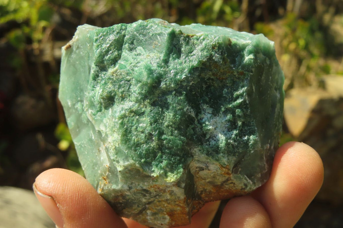 Natural Jade Cobbed Specimens x 24 From Swaziland - Toprock Gemstones and Minerals 