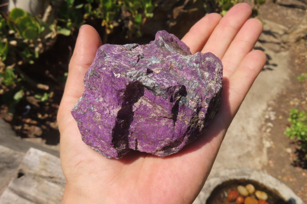 Natural Metallic Purpurite Cobbed Specimens x 6 From Erongo, Namibia - Toprock Gemstones and Minerals 