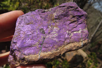 Natural Metallic Purpurite Cobbed Specimens x 6 From Erongo, Namibia - Toprock Gemstones and Minerals 