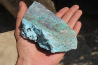 Natural Drusy Coated Chrysocolla Specimens x 4 From Congo - Toprock Gemstones and Minerals 