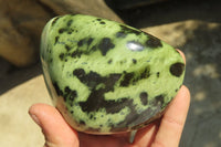 Polished Leopard Stone Free Forms x 3 From Nyanga, Zimbabwe - Toprock Gemstones and Minerals 
