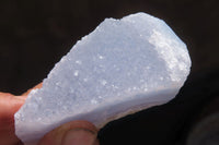 Natural Etched Blue Chalcedony Specimens x 12 From Malawi - Toprock Gemstones and Minerals 