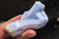 Natural Etched Blue Chalcedony Specimens x 12 From Malawi - Toprock Gemstones and Minerals 