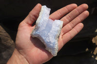 Natural Etched Blue Chalcedony Specimens x 12 From Malawi - Toprock Gemstones and Minerals 