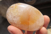 Polished Ocean Flower Agate Palm Stones x 12 From Antsahalova, Madagascar - Toprock Gemstones and Minerals 