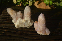 Natural Ametrine Spirit Quartz Clusters x 6 From Boekenhouthoek, South Africa