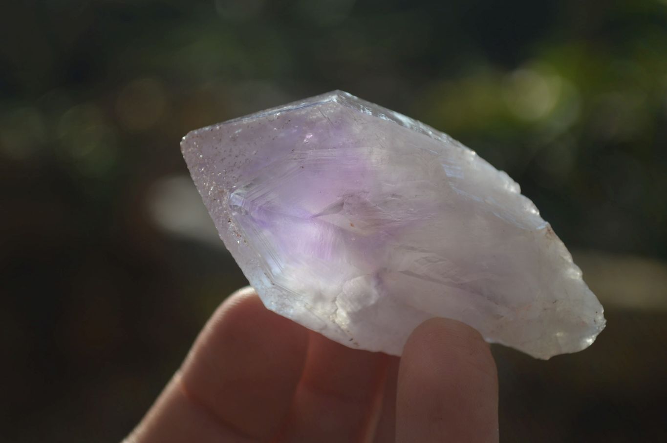Natural Jacaranda Amethyst Single Crystals x 35 From Zambia - Toprock Gemstones and Minerals 