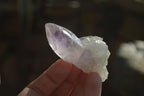 Natural Jacaranda Amethyst Single Crystals x 35 From Zambia - Toprock Gemstones and Minerals 