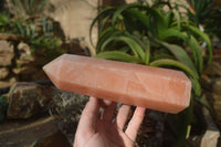 Polished Orange Twist Calcite Prism x 1 From Madagascar - Toprock Gemstones and Minerals 