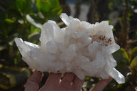 Natural Clear Quartz Clusters x 3 From Ambatofinandrahana, Madagascar - Toprock Gemstones and Minerals 