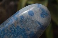 Polished Blue Spinel Spotted Quartz Standing Free Forms x 2 From Madagascar - Toprock Gemstones and Minerals 