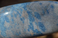 Polished Blue Spinel Spotted Quartz Standing Free Forms x 2 From Madagascar - Toprock Gemstones and Minerals 