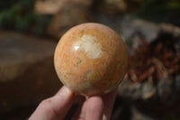 Polished Feldspar In Quartz Spheres x 6 From Zimbabwe - Toprock Gemstones and Minerals 