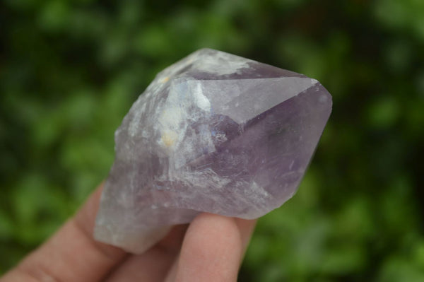 Polished Jacaranda Amethyst Single Crystals x 12 From Mumbwa - Toprock Gemstones and Minerals 