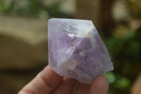 Polished Jacaranda Amethyst Single Crystals x 12 From Mumbwa - Toprock Gemstones and Minerals 